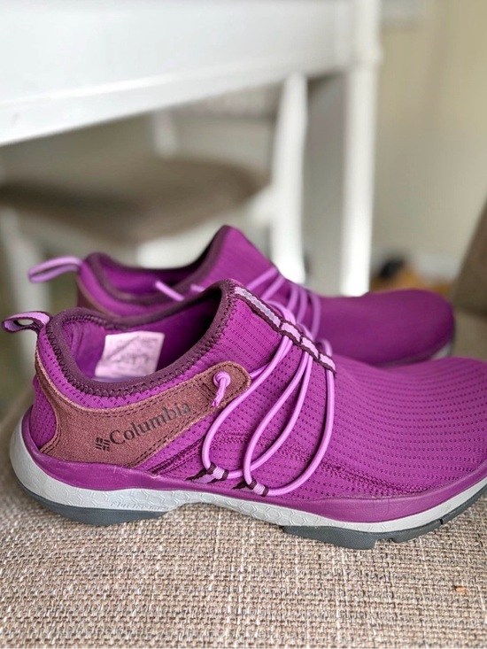 Columbia Shoes - Columbia Women’s Purple Mesh Breathable Low Top Walking Sneakers